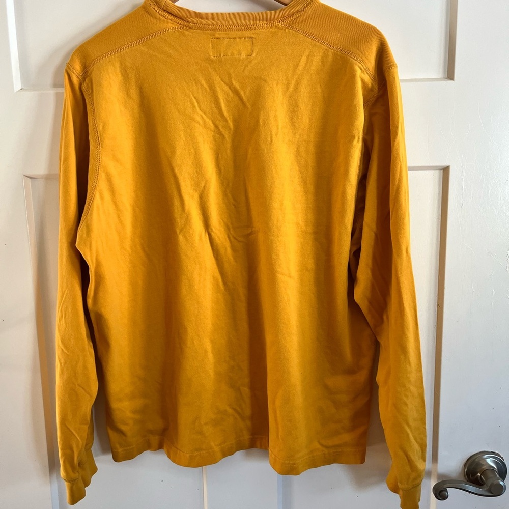 Abercrombie & fitch Yellow Football long sleeve shirt xl vintage - Picture 3 of 4